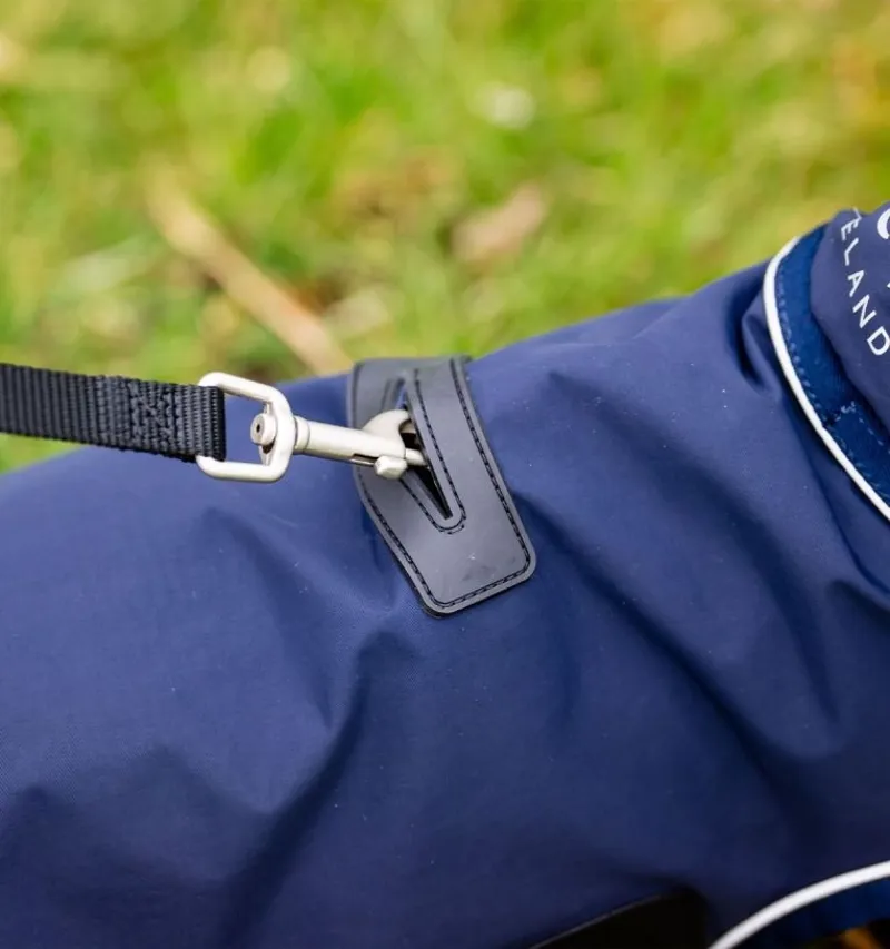 Horseware Signature Dog Rain Coat - Navy-4