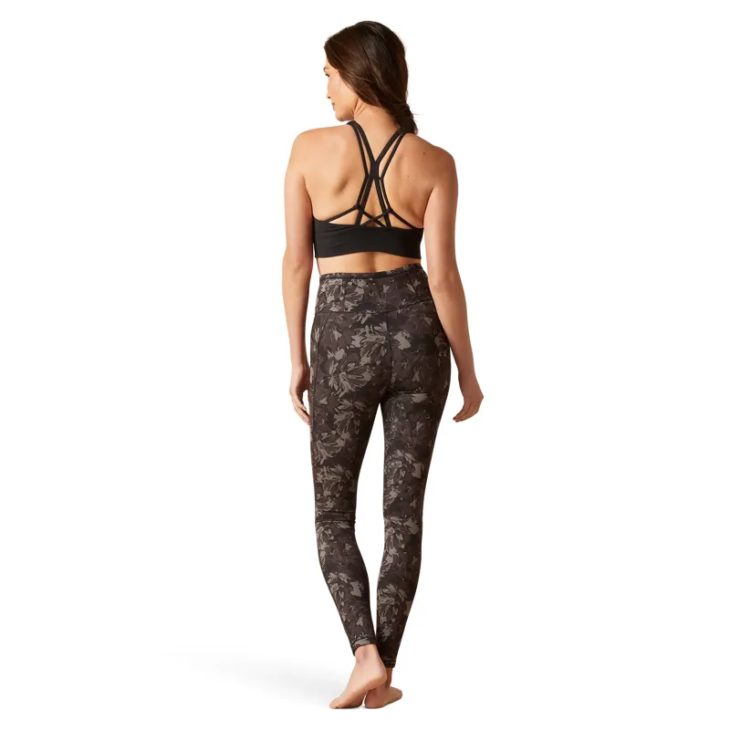 Ariat Womens EOS Etech Half Grip Tight - Black Floral-5