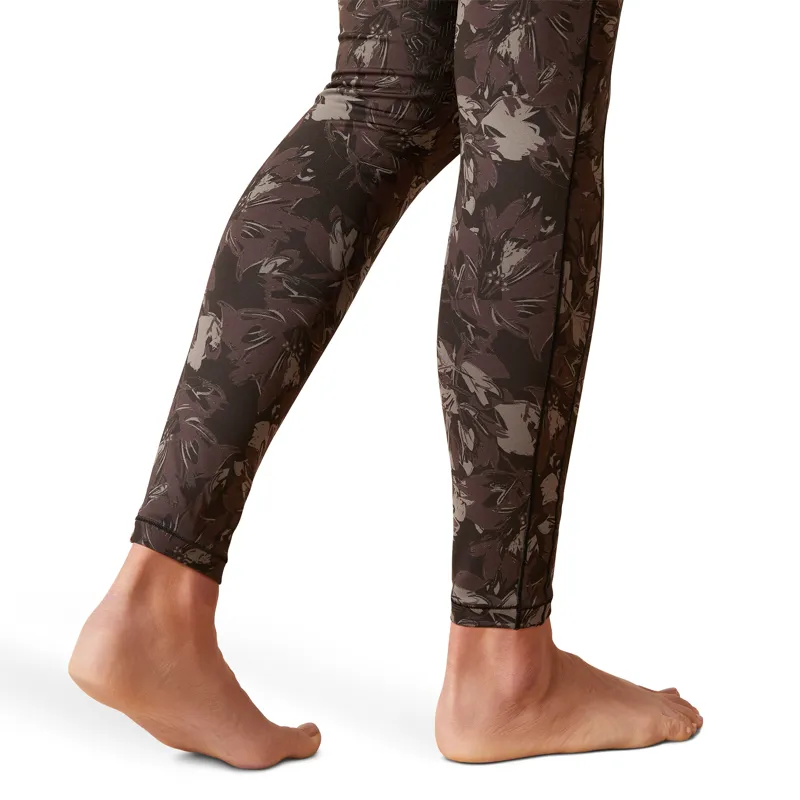 Ariat Womens EOS Etech Half Grip Tight - Black Floral-2