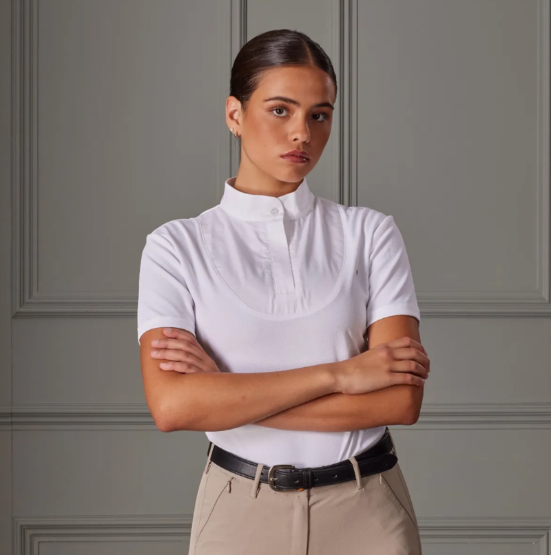 Aubrion Short Sleeve Stock Shirt - White-1