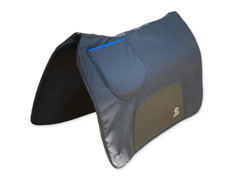 Fairfax Race Adjustable Saddle Pad - Black