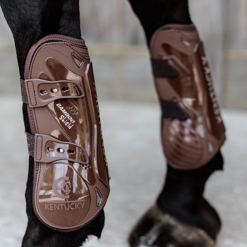 Kentucky Tendon Boots bamboo Elastic - Brown-1