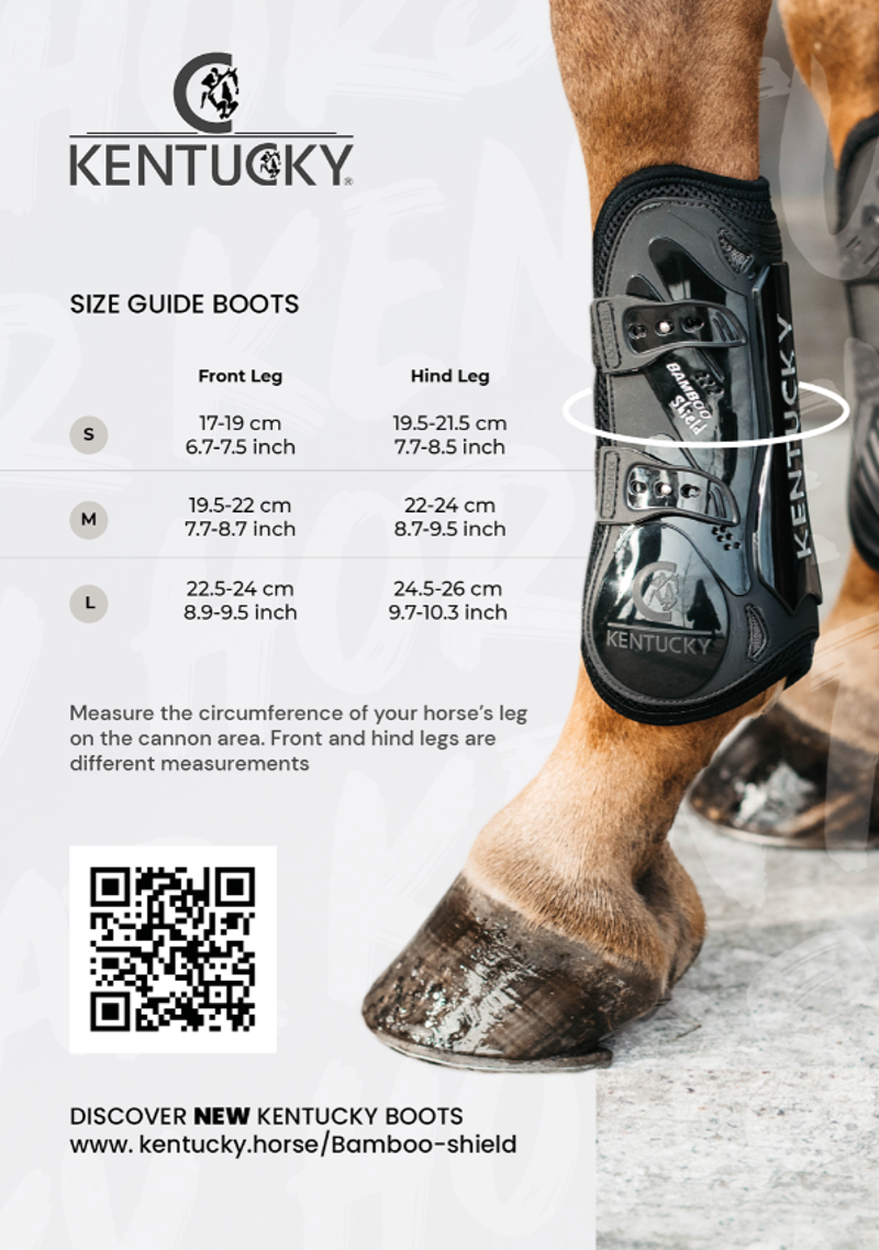 Kentucky Tendon Boots bamboo Elastic - Brown-3