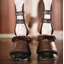 Kentucky Brown Sheepskin Leather Overreach boots - Brown