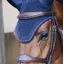 Kentucky Wellington Sparkle Fly Veil - Dark Navy - Full