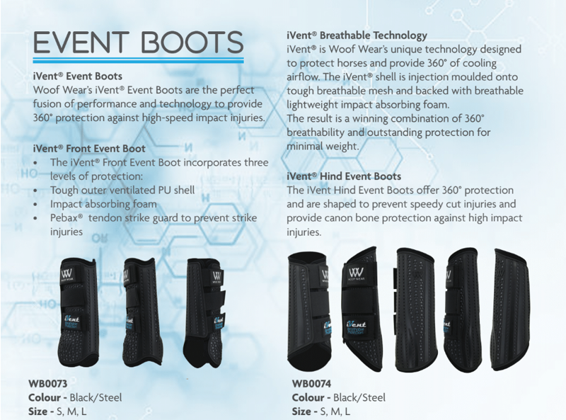 Woof Wear iVent Event Boot Front - Black Steel-4