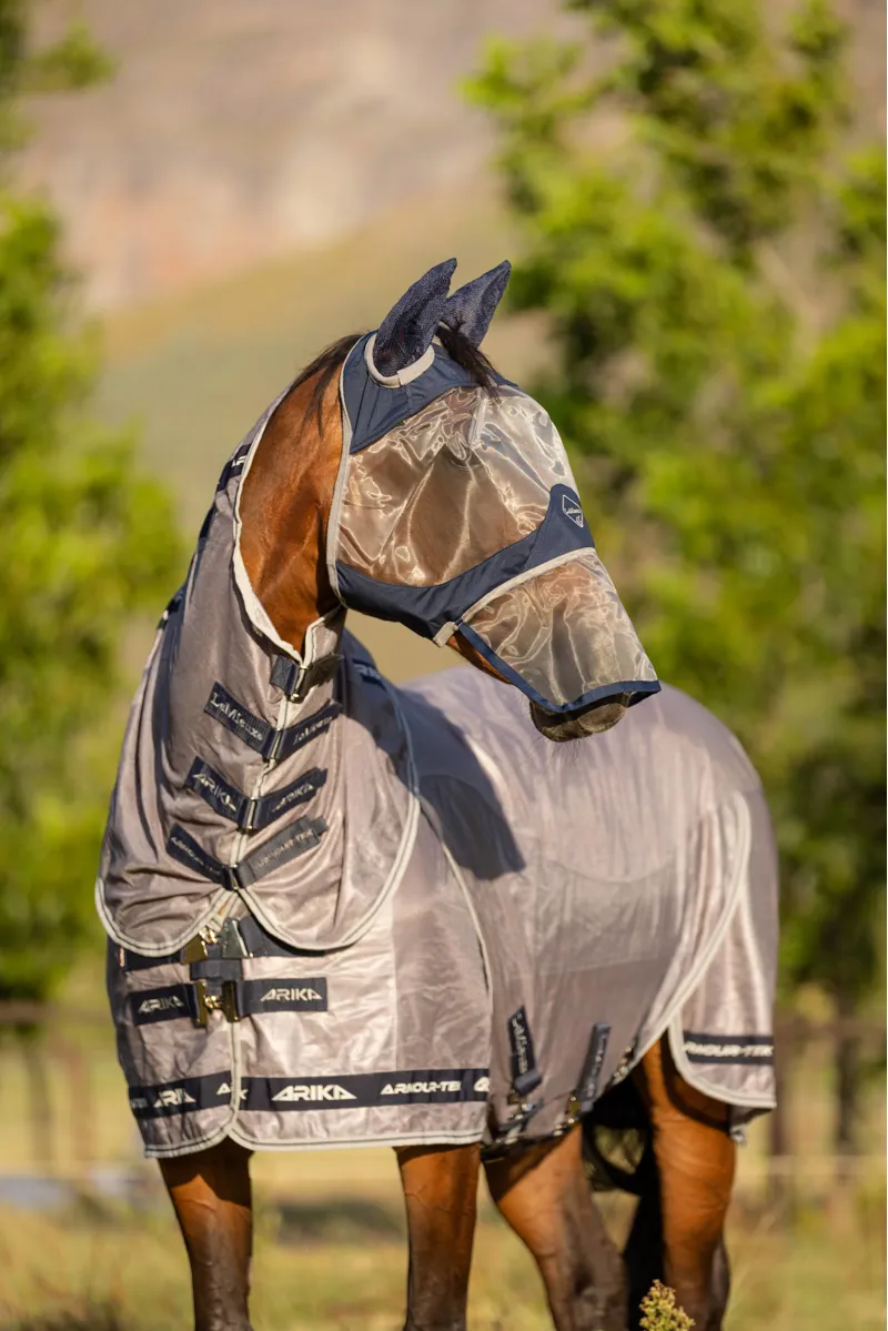 LeMieux Armour Shield Pro Full Fly Mask - Navy-2
