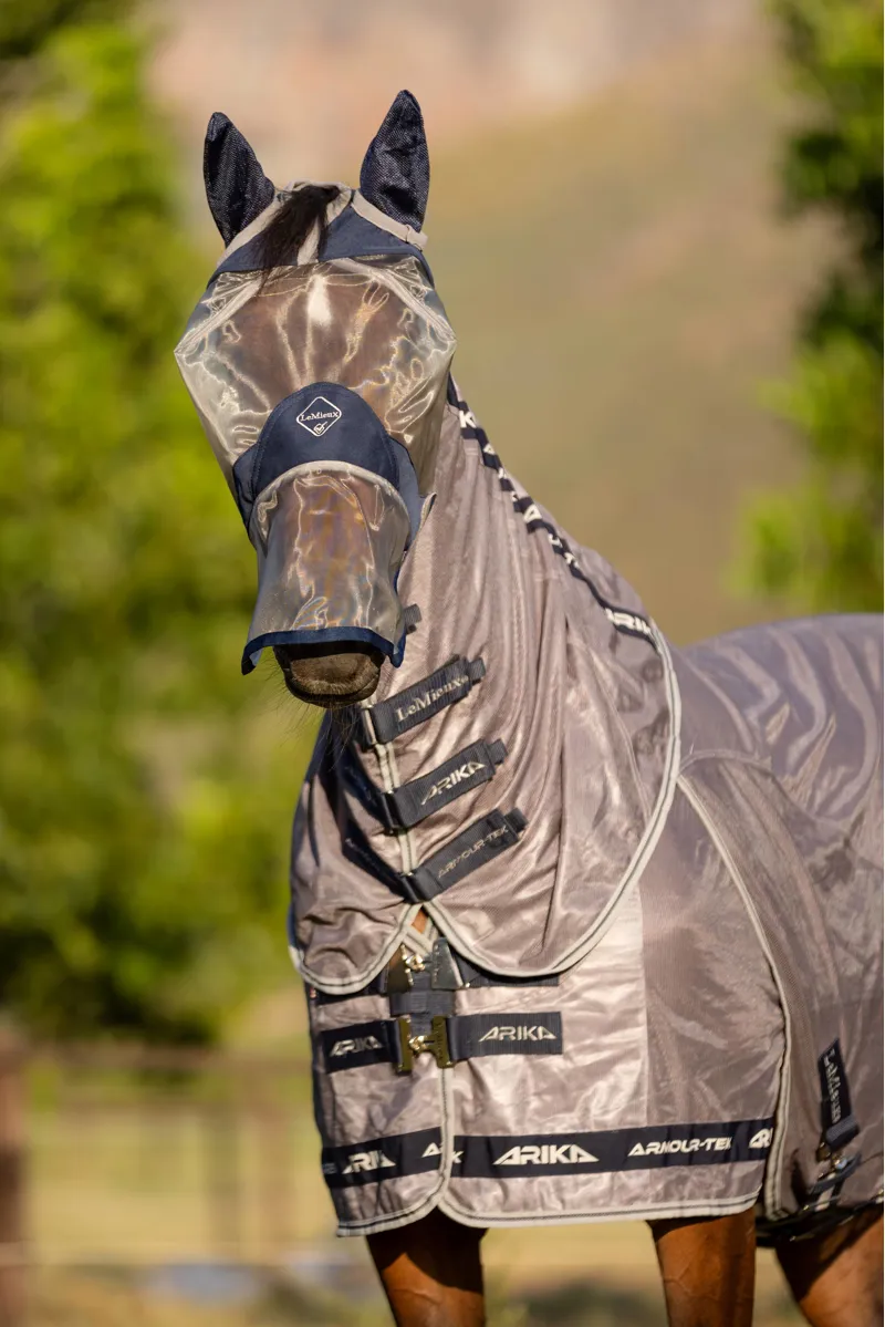 LeMieux Armour Shield Pro Full Fly Mask - Navy-5