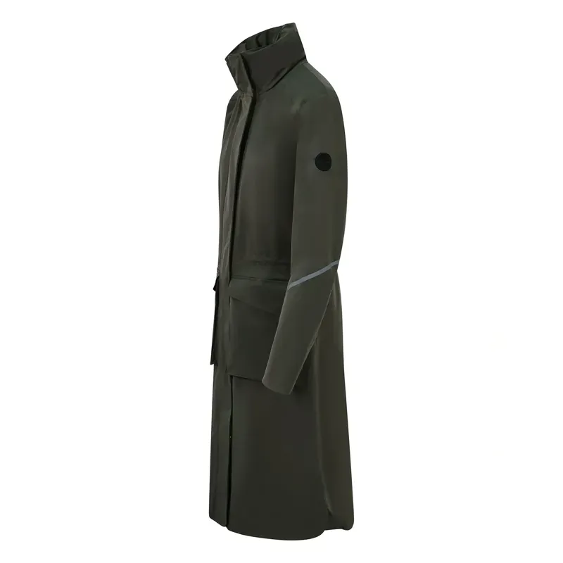 Equetech Utopia Luxe Long Waterproof Riding Coat in Alpine Green-1
