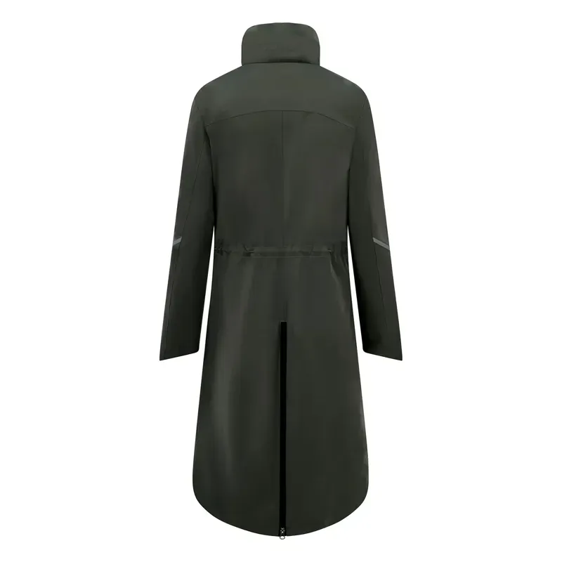 Equetech Utopia Luxe Long Waterproof Riding Coat in Alpine Green-2
